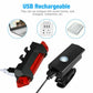 USB Rechargeable LED Bicycle Headlight Bike Head Light Cycling Rear Front Lamp Bike Light Rainproof USB Rechargeable LED bicycle Light