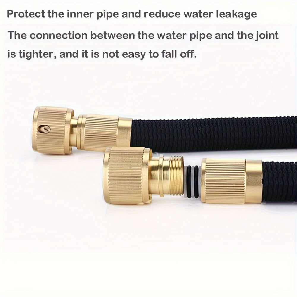 Expandable Garden Hose Retractable Flexible Water Hose Pipe With Spray Gun For Car Wash Gardening Pet Can Not Be Used In Hot Water Above 80 Degrees Celsius