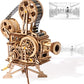 3D Wooden Puzzles Vitascope Mechanical Building Kits Movie Projector Toys