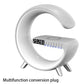 New Intelligent G Shaped LED Lamp Bluetooth Speaker Wireless Charger Atmosphere Lamp App Control For Bedroom Home Decor