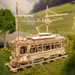 Classic City Tram 3D Wooden Puzzle LK801 Building Toys Jigsaw For Xmas Gift