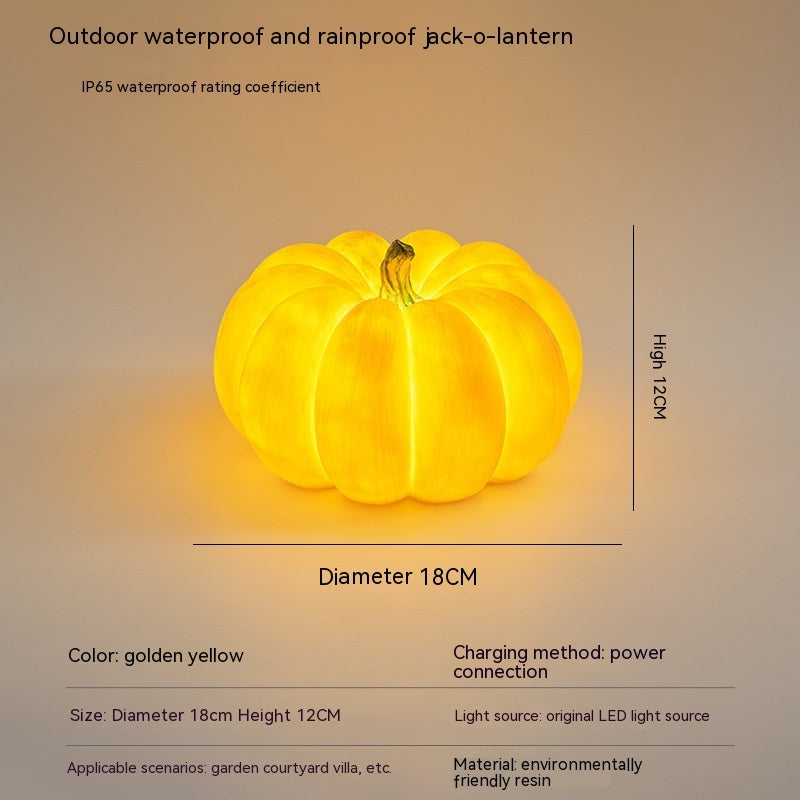 Outdoor Solar Pumpkin Lights Rural Farm Creative Luminous Landscape Outdoor Waterproof Courtyard Lawn Lamp Halloween Party Decor Halloween Decorations