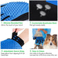 Cat and Dog Grooming Glove  Wool Glove Pet Hair Deshedding Brush Comb Glove For Pet Dog Cleaning Massage Glove For Animal Sale