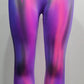 New Tie Dye Aurora Print Sports Pants Seamless High Waisted Fitness Yoga Pants For Women Gym Running Sweatpants Trousers