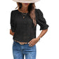 Women's Round Neck Chiffon Shirt Leisure All-matching