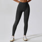 Peach Hip Raise V Waist Belly Contracting Running Fitness Skinny Workout Pants