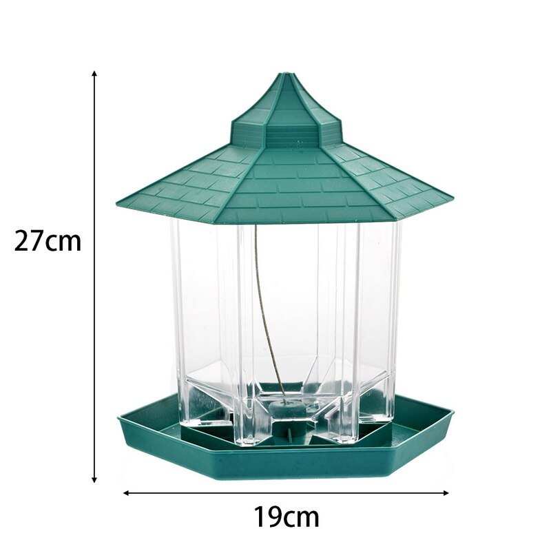 Waterproof hanging bird food box