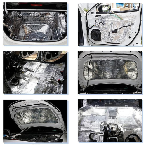 1X2M Schalldämmmatte für Autos, Hitzeschutz, Isolierung, Dämmmaterial, Geräuschdämmender Schaumstoff