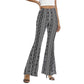 New Bohemian Style Bell-bottom Pants Women's Ethnic Style Fashion Casual Stretch