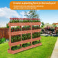 4 Tiers Vertical Raised Garden Bed Outdoor Garden Stand Planter Bed with 4 Container Boxes for Patio Balcony Herbs and Veges