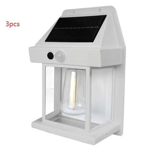 Outdoor Solar  Waterproof Tungsten Induction Garden Wall Lamp