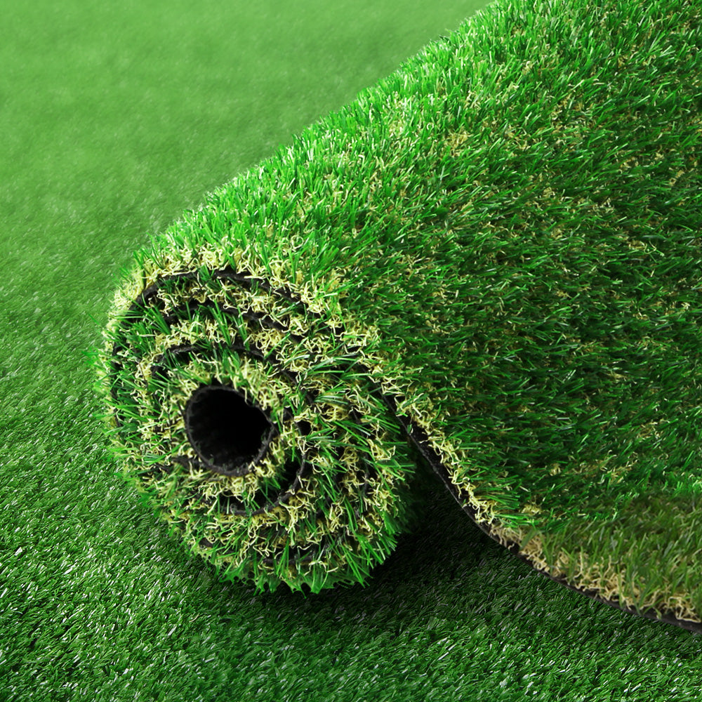 Artificial Grass 100SQM 30mm Synthetic Fake Lawn Turf Plastic Plant 4-coloured 2mx5m