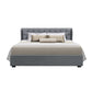 THE MARGOT - Bed Frame King Size Gas Lift Grey ISSA