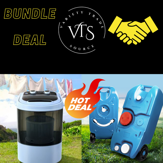 Camping Bundle 🤝 - Portable Washing Machine Plus  40L Water Tank