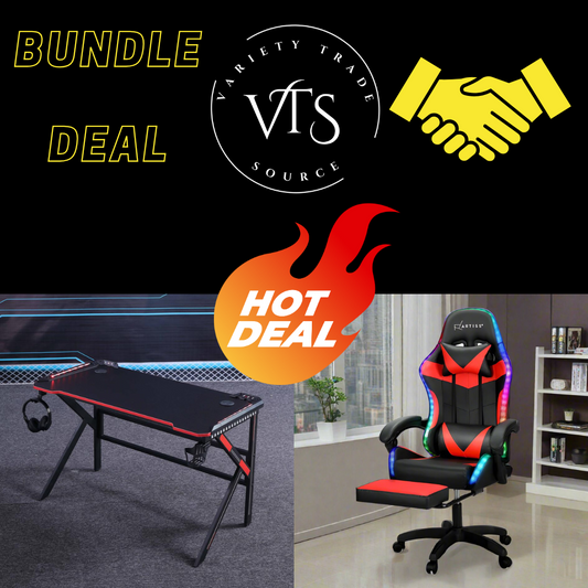 Premium Gaming Bundle 🤝 Gaming Desk Plus Gaming Chair