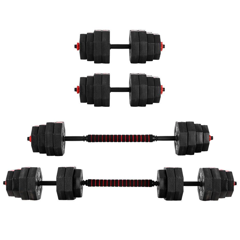 40kg Dumbbells Barbell Set Adjustable Dumbbell Weight Lifting