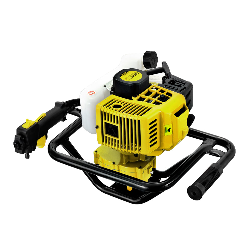 Yellow and black pressure washer on a white background