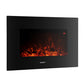 Electric Fireplace Fire Heater 2000W Black