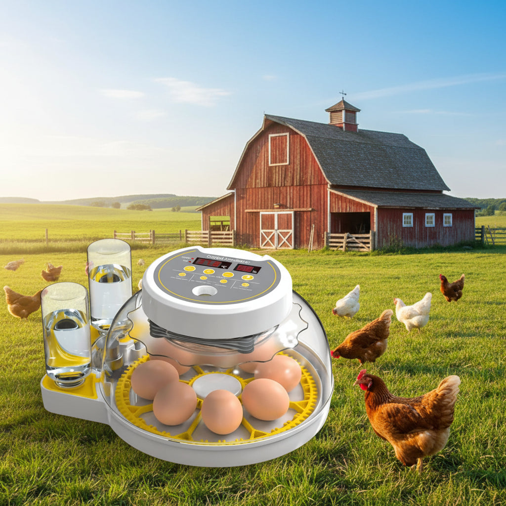 Automatic 8 / 18 Egg Incubator - Electrical Turning Chicken Quail Duck Hatching
