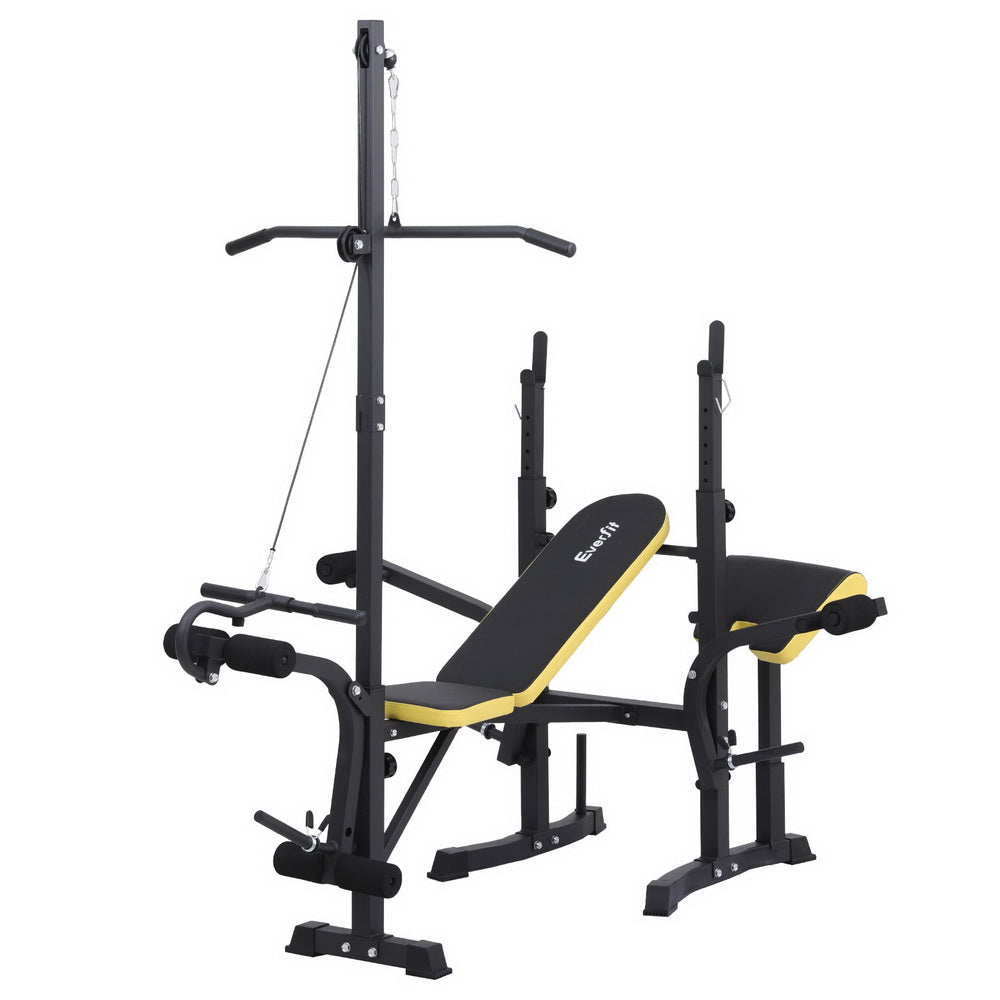 14-in-1 Adjustable Multi-Station Weight Bench – Home Gym