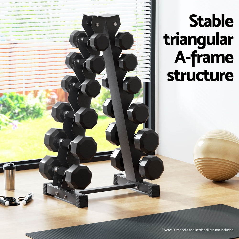 Dumbbells Rack 6 Tier Dumbbell Stand Home Gym Storage 200kg Capacity