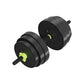 25kg Adjustable Dumbbells Set Kettle Bell Weight Plates Barbells Gym