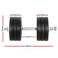 35kg Dumbbell Set Weight Plates Dumbbells Lifting Bench