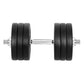 35kg Dumbbell Set Weight Plates Dumbbells Lifting Bench