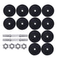 35kg Dumbbell Set Weight Plates Dumbbells Lifting Bench