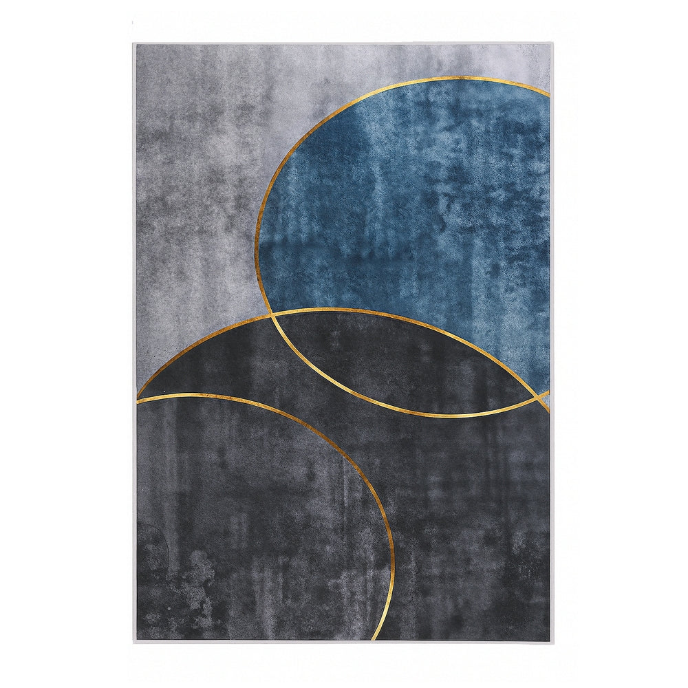 200x290cm Washable Geometric Floor Rug – Large Area Rug
