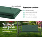 Outdoor Swing Chair Garden Bench Furniture Canopy 3 Seater Green