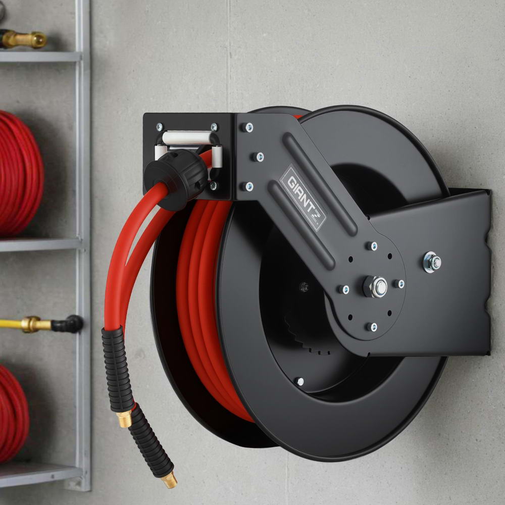 3/8 Inch x 15m Retractable Air Hose Reel – 300PSI