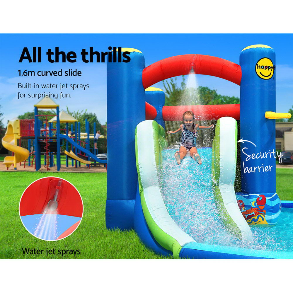 Inflatable Water Slide Jumping Trampoline Castle Bouncer Toy Splash