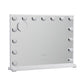 Makeup Mirror 58x45cm Hollywood Vanity with LED Light Tabletop White