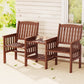 2-Seater Wooden Garden Bench Loveseat – Brown