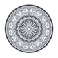 180cm Round Reversible Outdoor Rug – Grey