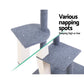 124cm Cat Tree Scratching Post Tower with Condo