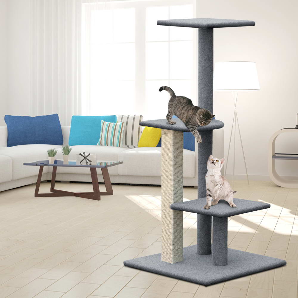 124cm Cat Tree Scratching Post Tower with Condo