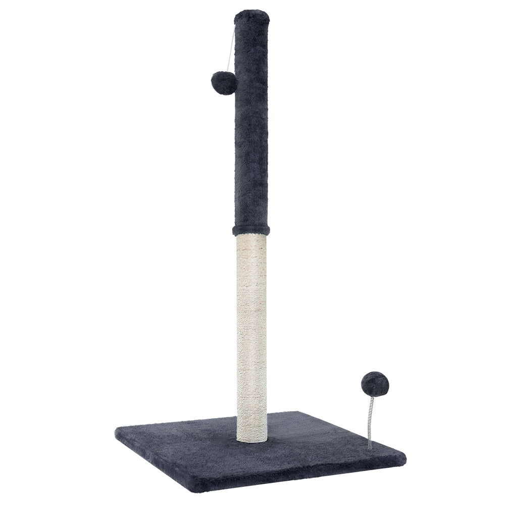 105cm Cat Tree with Scratching Posts, Condos & Hanging Toys – Grey