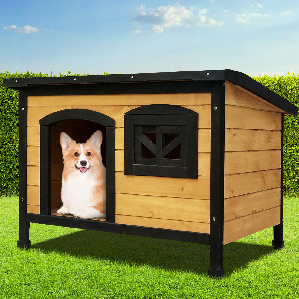 Dog Kennel Extra Large Wooden Outdoor Indoor Puppy Pet House Cabin Crate Weatherproof