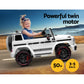 Kids Electric Ride On Car Mercedes-Benz Licensed AMG G63 Toy Cars Remote White