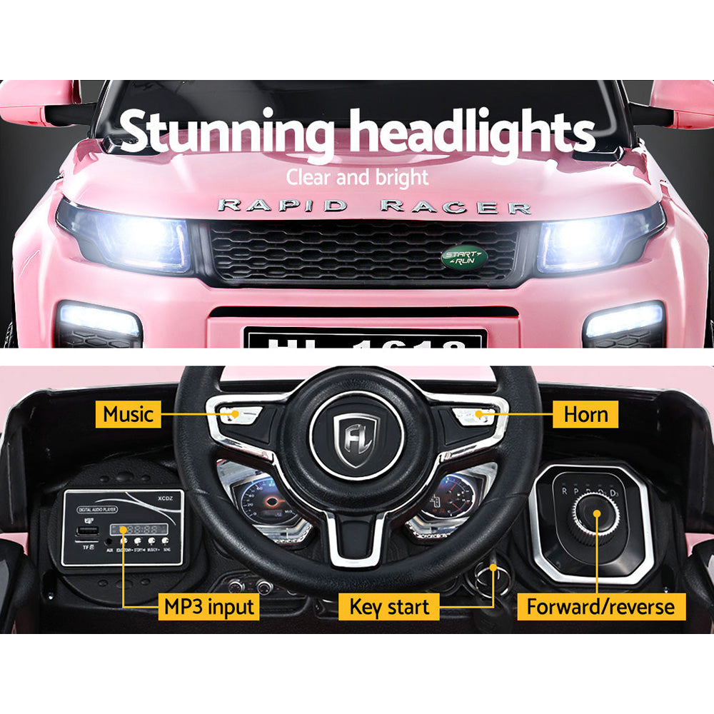 Kids Electric Ride On Car Range Rover-inspired Toy Cars Remote 12V Pink