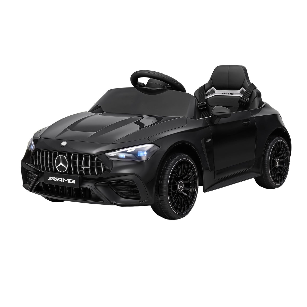 Kids Electric Ride On Car – Mercedes-Benz AMG C63 12V, Black