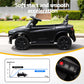 Kids 12V Ride On Sports Car – Ford, Remote Control, Black