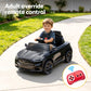 Kids 12V Ride On Sports Car – Ford, Remote Control, Black