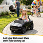 Kids 12V Ride On Sports Car – Ford, Remote Control, Black