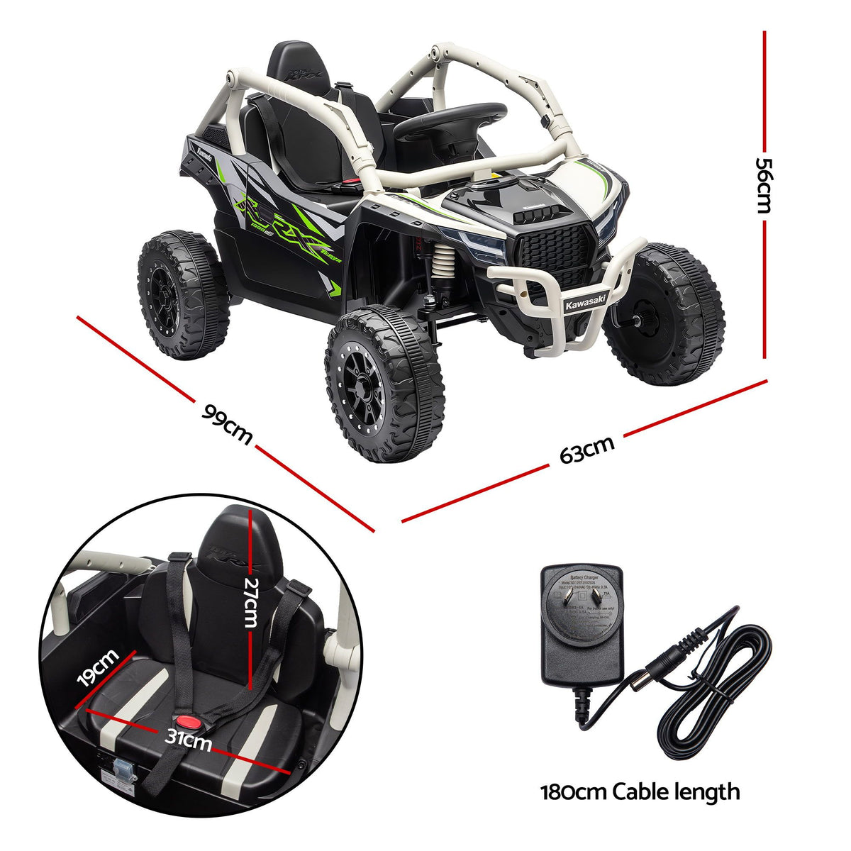 Kids Off-Road Electric Ride On Car – Remote Control and Music