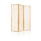 3  Panel Room Divider Screen 131x179cm Natural