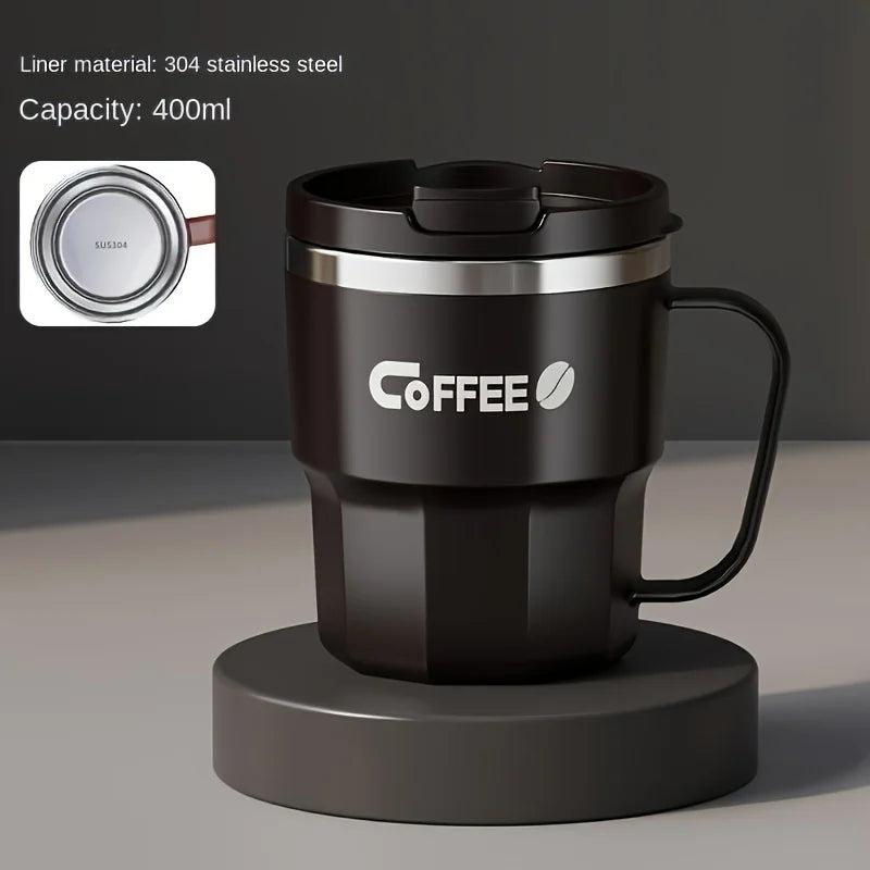 Hot Selling Insulated Cup,Stainless Steel Water Cup, Household with Lid, Anti Drop Mug, Office Cup, Dormitory Cola Cup