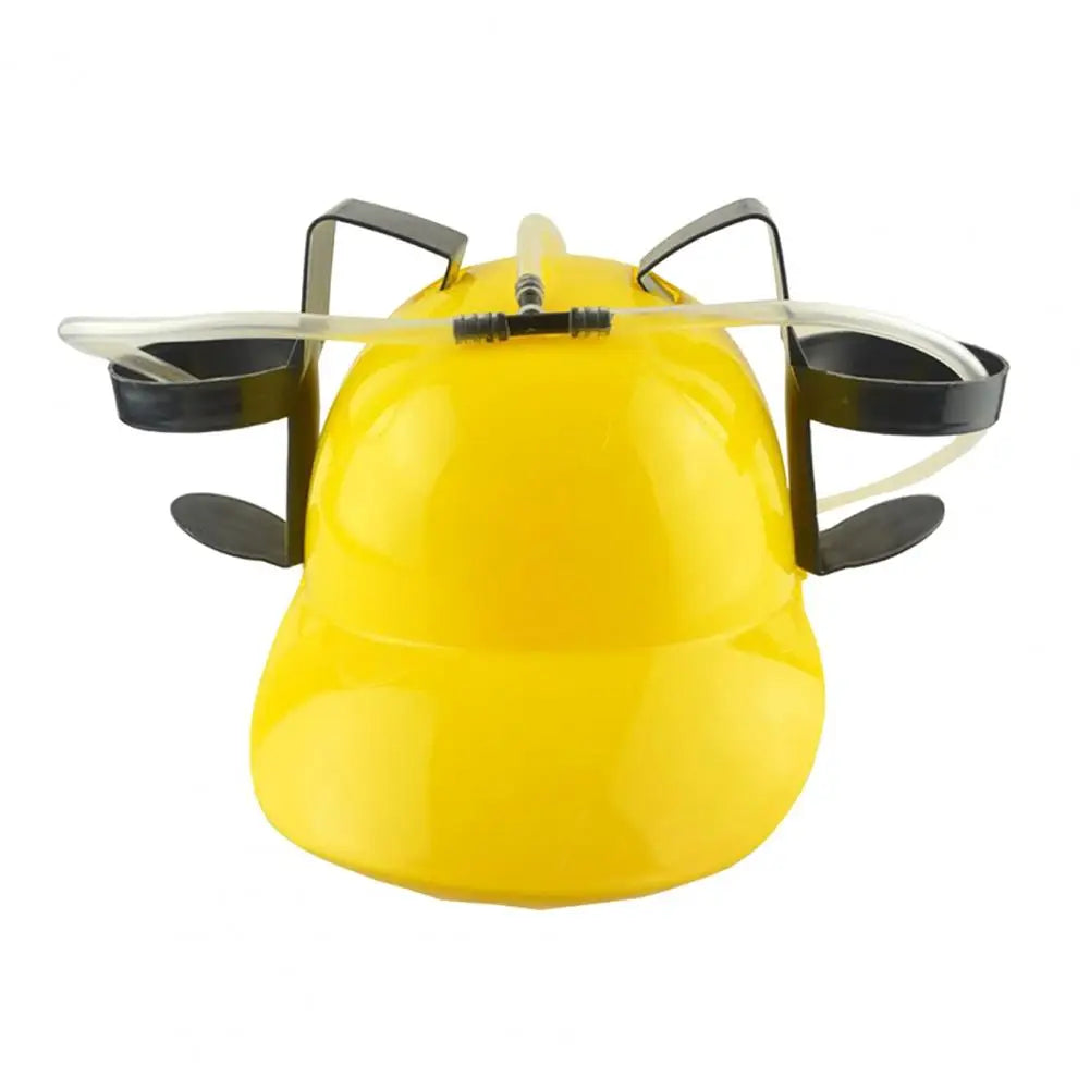 Good Beverage Helmet Practical Non-slip Durable Novelty Beer Hat Drinking Holder  Drinks Helmet